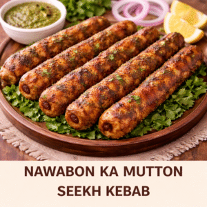 Nawabon ka Mutton Seekh Kebab